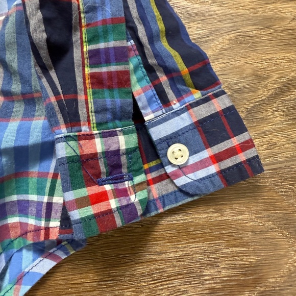 Polo Ralph Lauren Toddler Boy's Plaid Button Down Size 18 M Long Sleeve - Picture 8 of 11